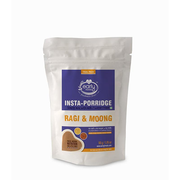 Combo Travel Pack - Instant Porridge Mixes & Dry Dates Powder (Pack of 5), 50g each