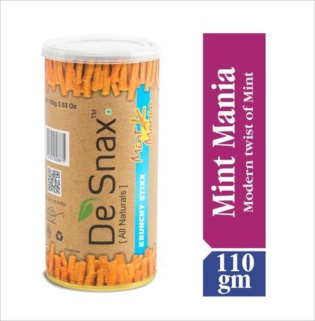 Combo Pack of Indian Snacks - 1 Chakli Sticks + Krunchy Stixx 1 Mint Mania, 1 Masala Magic, 1 Tangy Tomato and 1 Sizzlin Szechwan (Pack of 5)