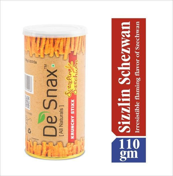 Combo of Indian Snacks - 1 Mini Bakarwadi + Krunchy Stixx 1 Mint Mania, 1 Masala Magic, 1 Tangy Tomato and 1 Sizzlin Szechwan (Pack of 5)