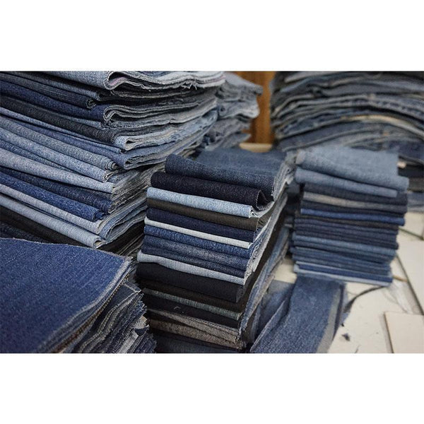 Cosmetic Pouches made with Upcycled Jeans (Set of 3)