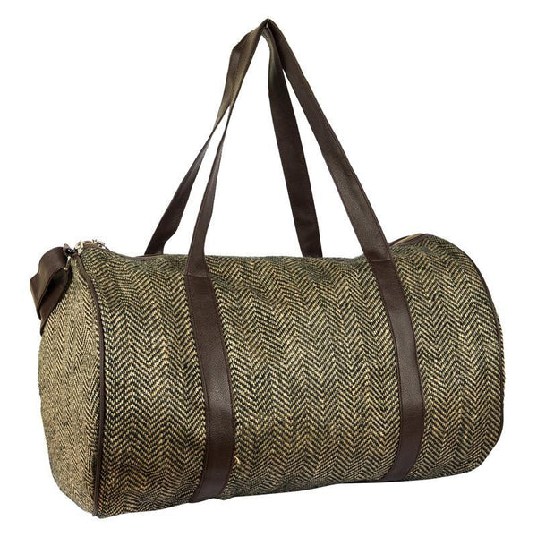 Herringbone Jute Duffel Bag Handcrafted by Women Artisans