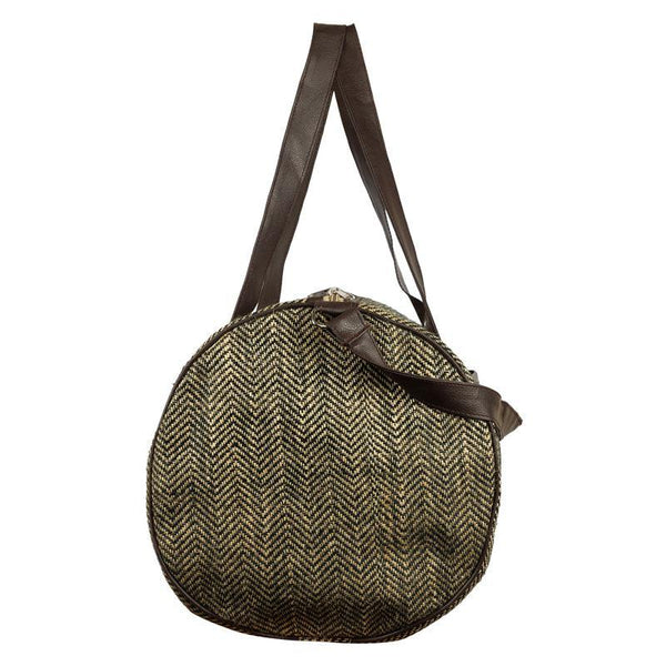 Herringbone Jute Duffel Bag Handcrafted by Women Artisans