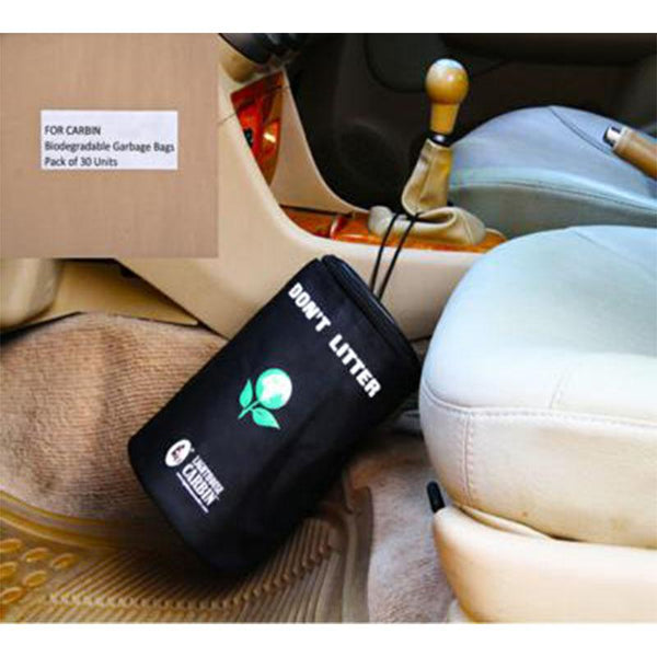 Cylindrical Cloth Car Bin (Reusable)