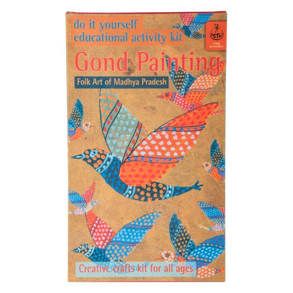 Children's Educational Colouring Kit - Gond Painting