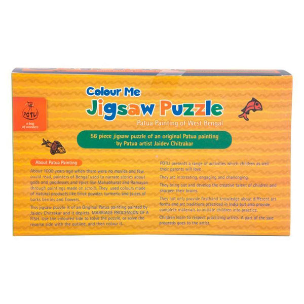 Children's Colouring Kit and Jigsaw Puzzle - Patua Painting