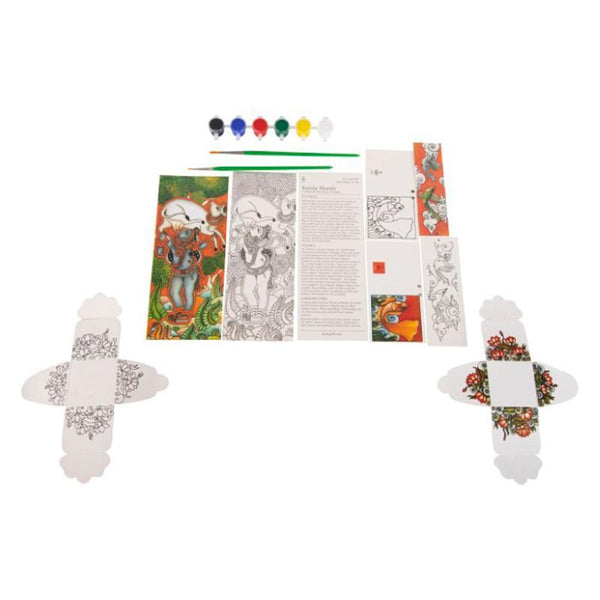 Children's Educational Colouring Kit - Kerala Mural