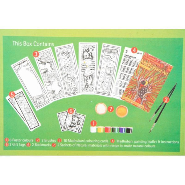 Children's Educational Colouring Kit - Madhubani Painting