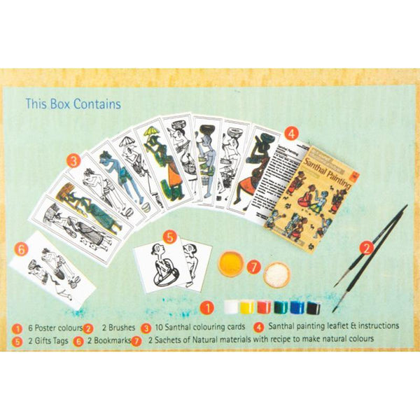 Children's Educational Colouring Kit - Santhal Painting