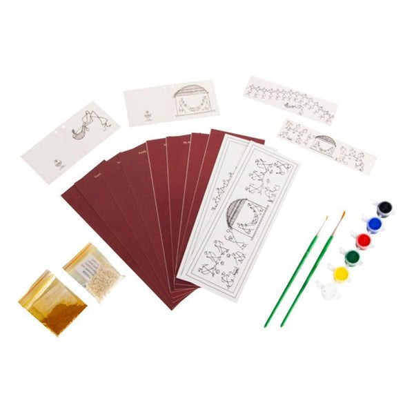Children's Educational Colouring Kit - Warli Painting