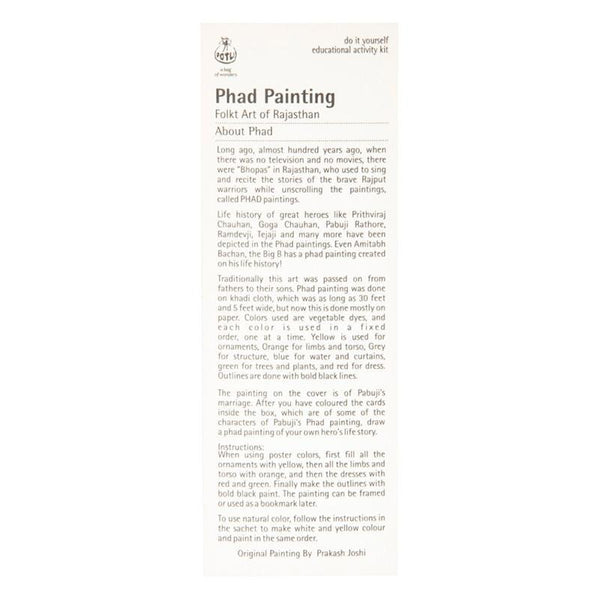 Children's Educational Colouring Kit - Phad Painting