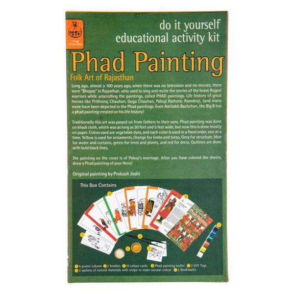 Children's Educational Colouring Kit - Phad Painting