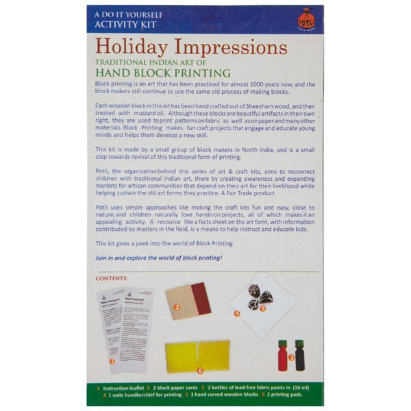 Children'sEducational Hand Block Kit - Christmas