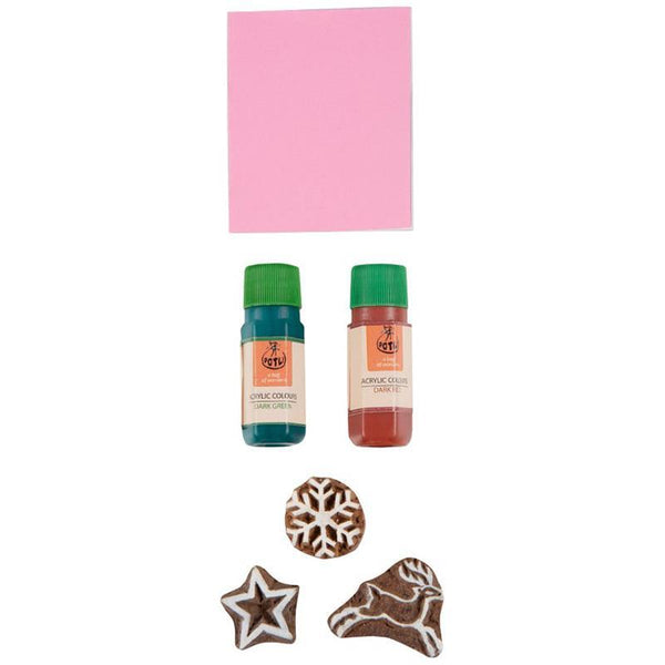 Children'sEducational Hand Block Kit - Christmas