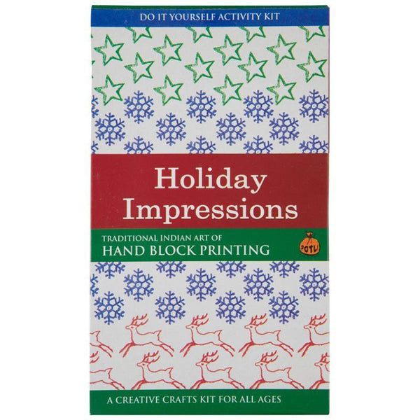 Children'sEducational Hand Block Kit - Christmas