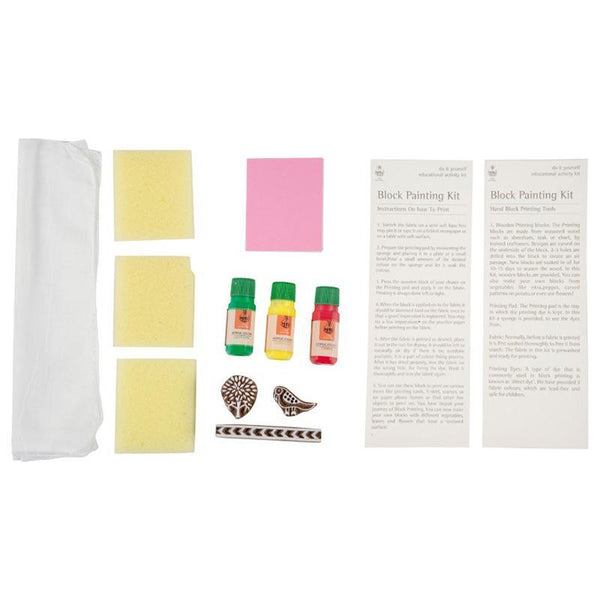 Children's Educational Hand Block Printing Kit
