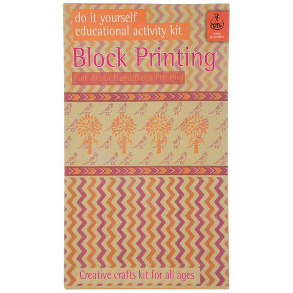 Children's Educational Hand Block Printing Kit