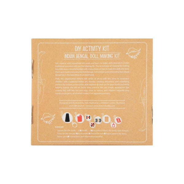 Children's Indian Doll Making Kit - Bengal