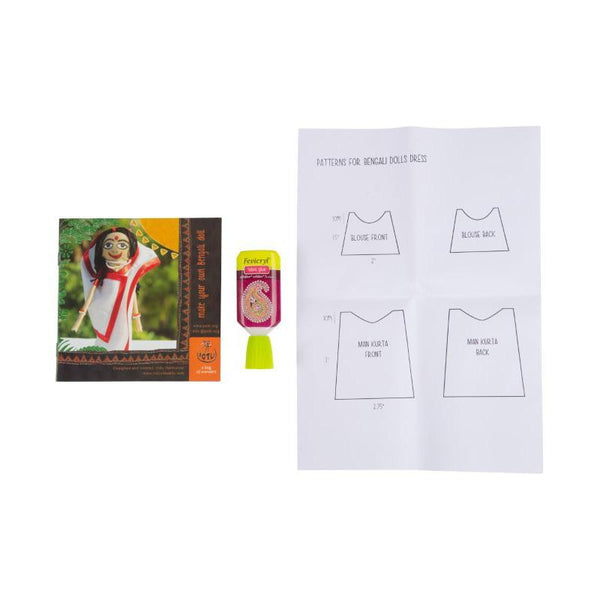 Children's Indian Doll Making Kit - Bengal