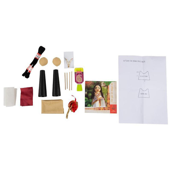 Children's Indian Doll Making Kit - Kerala