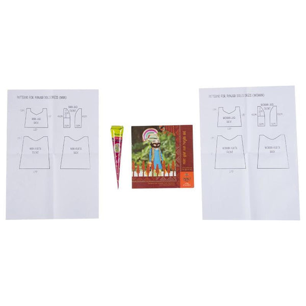 Children's Indian Doll Making Kit - Punjab
