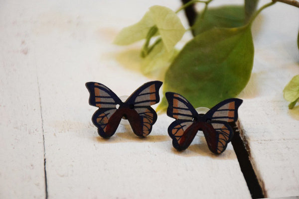 Butterfly Fly Away Earrings Hand Painted by Women Artisans