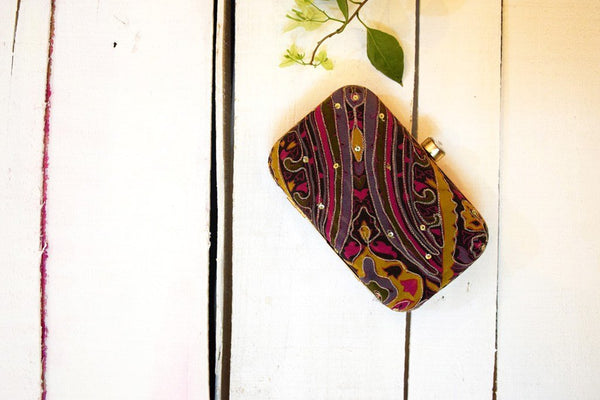Banarasi Kala Clutch Hand Painted by Women Artisans