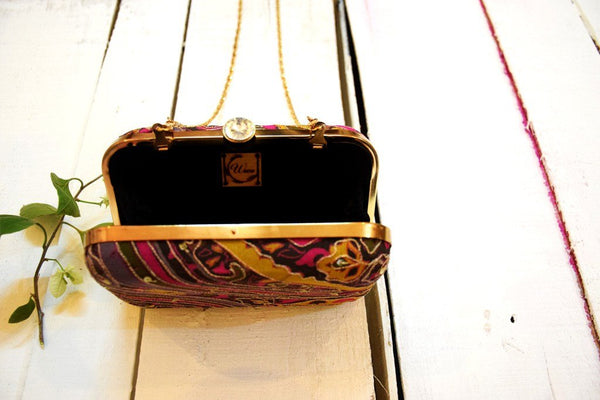 Banarasi Kala Clutch Hand Painted by Women Artisans