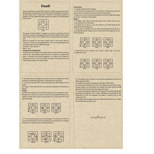 Daadi Native Board Game