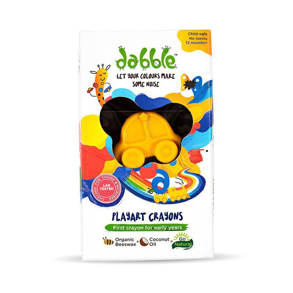 Child-Safe Crayons Made of Beeswax and Natural Dyes - Box of 3
