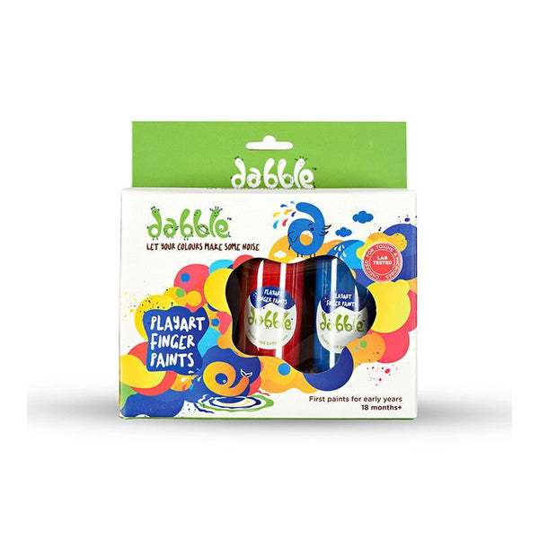 Child-Safe Finger Paints Made from Natural Ingredients - Set of 3 Colours