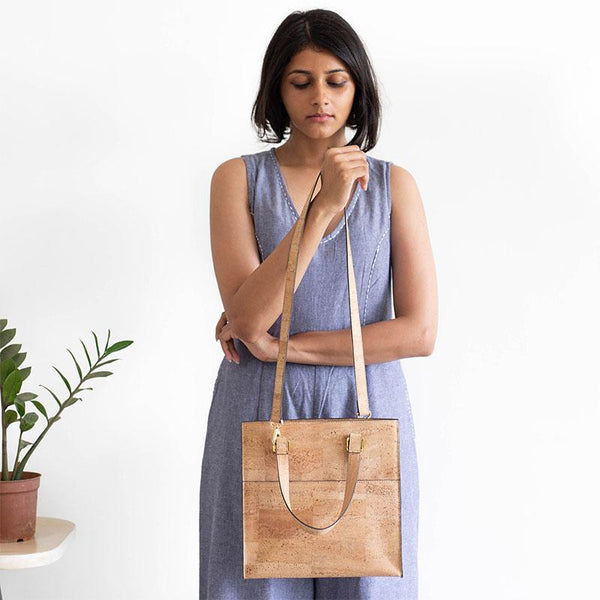 Dawn Midi Tote Bag - Natural