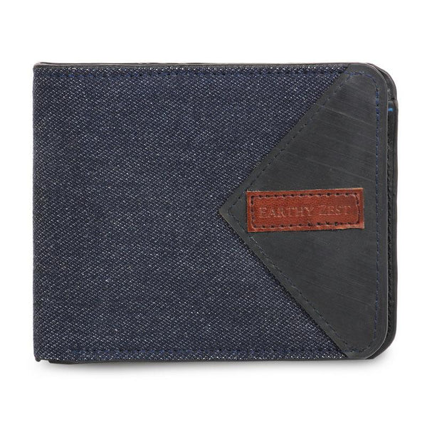 Upcycled Denim Men's Bifold Wallet/ Card Holder