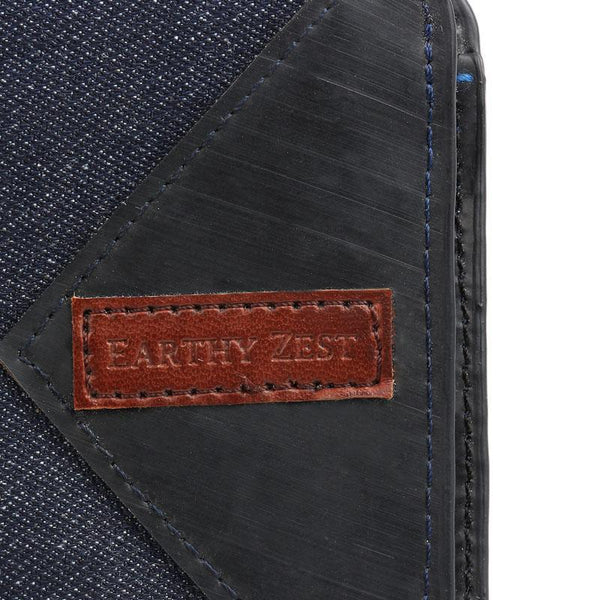 Upcycled Denim Men's Bifold Wallet/ Card Holder
