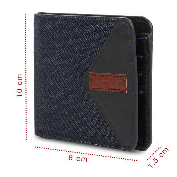 Upcycled Denim Men's Bifold Wallet/ Card Holder