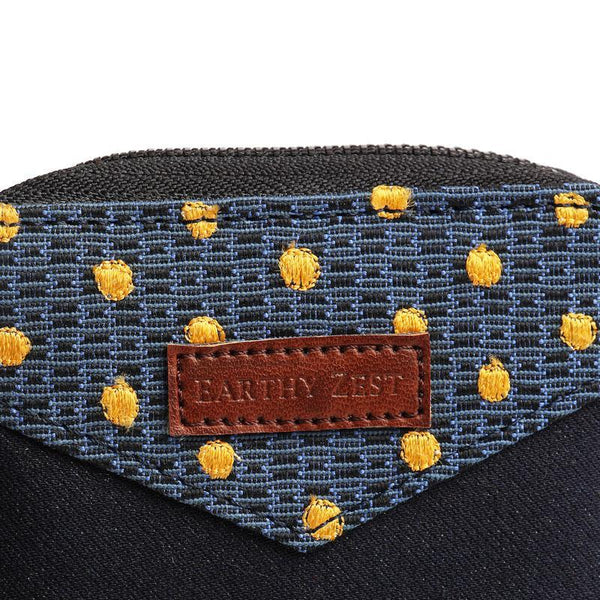 Upcycled Denim Women's Half Wallet