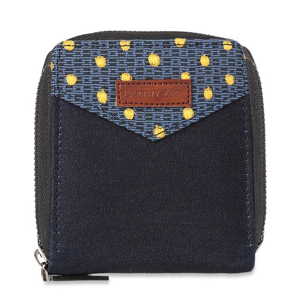 Upcycled Denim Women's Half Wallet