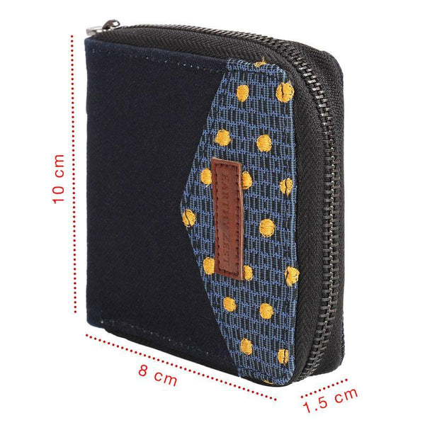 Upcycled Denim Women's Half Wallet