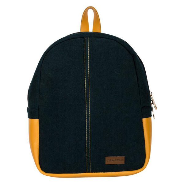 Mini Denim Backpack Handmade by Women Artisans