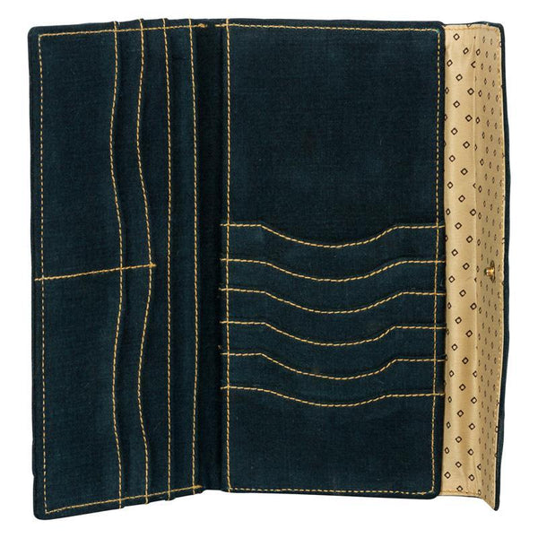 Denim Women's Wallet Handmade by Women Artisans