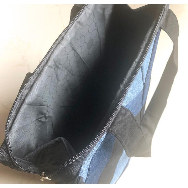 Upcycled Denim Lunch Bag
