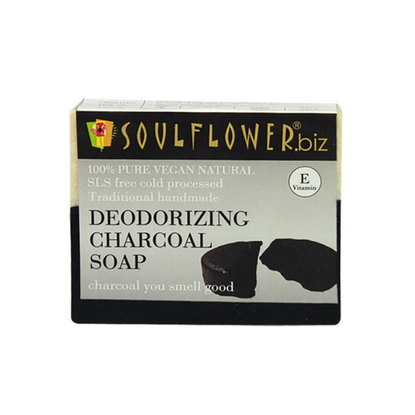 Soulflower Handmade Soap, Charcoal, 150g