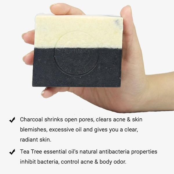 Soulflower Handmade Soap, Charcoal, 150g