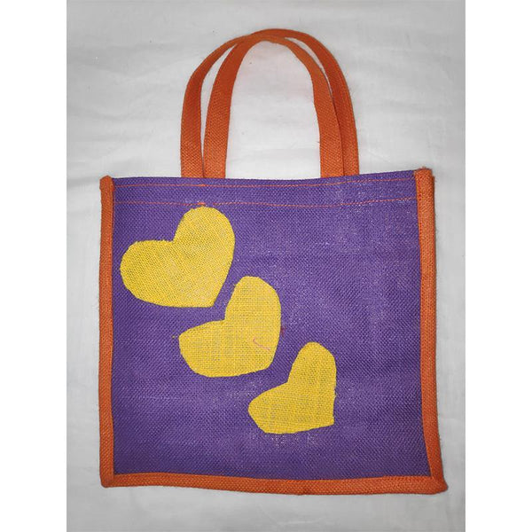 Jute Designer Bag - Purple from Agiripalli, Andhra Pradesh