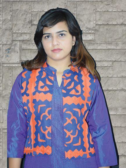 Designer Jacket - Created with upcycled fabric