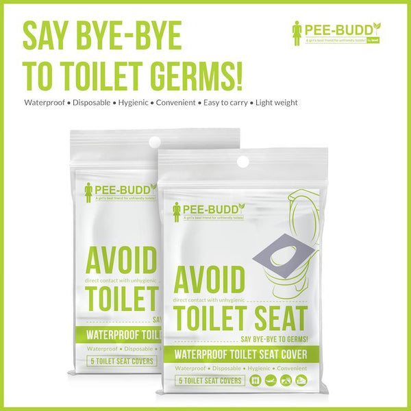PeeBuddy Disposable, Waterproof Toilet Seat Covers