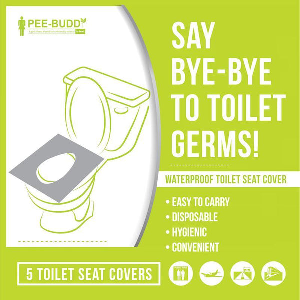 PeeBuddy Disposable, Waterproof Toilet Seat Covers