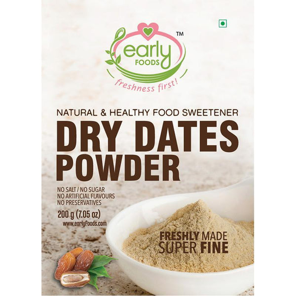 Dry Dates Powder - Natural Sweetener for Little Ones & Kids, 200g