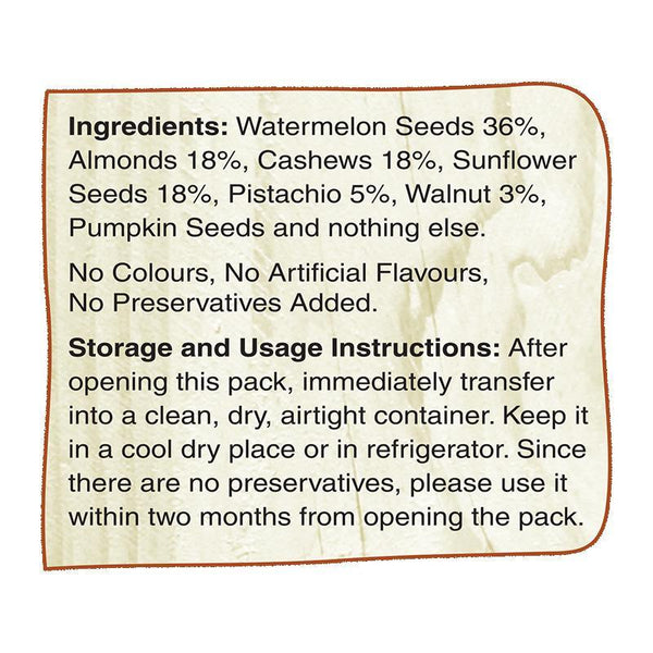 Dry Fruit & Seeds Powder for Kids - Blend of 7 Indian Super Foods, 100g