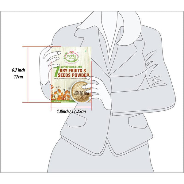 Dry Fruit & Seeds Powder for Kids - Blend of 7 Indian Super Foods, 100g
