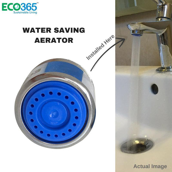 Dual-Threaded Water Saving Shower Flow Aerator For Taps - Pack of 2